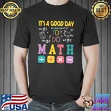 It's A Good Day To Do Math Retro School Glass T-Shirt