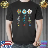 It's Ok To Be Different Daisy Flower Autism Awareness T-Shirt