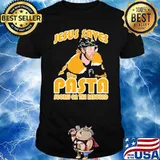 Jesus saves pasta scores on the rebound 2023 shirt