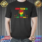 Juneteenth June 19 1865 Stars African American T-Shirt