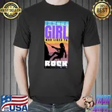 Just a girl who likes ta climb retro mountain T-Shirt