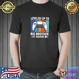 Leveled up to big brother again video game vintage T-Shirt
