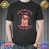 Life is too short to wear boring clothes dog cute T-Shirt