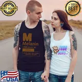 Melanin definition brown sugar warm honey chocolate and gold T-Shirt Tank Top