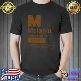 Melanin definition brown sugar warm honey chocolate and gold T-Shirt