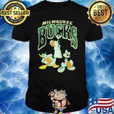 Milwaukee bucks junk food mickey squad disney shirt