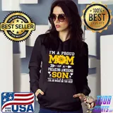 Mother's Day I'm A Proud Mom Freaking Awesome Bought Me Sunflower T-Shirt Hoodie