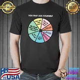 Music Retro Lyrics You May Ask Yourselfs Pie Chart T-Shirt