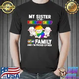 My Sister Rainbow Sheep Of My Family Proud Of Her Lgbt Pride Month T-Shirt