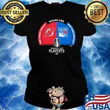 New Jersey Devils vs New York Rangers Match 2023 NHL Stanley cup playoffs matchup s Ladies tee