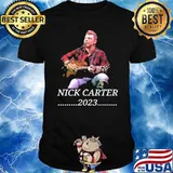 Nick Carter 2023 singer guitar shirt