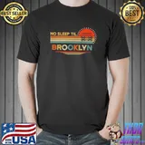 No Sleep Til Brooklyn Stars Vintage Sunset T-Shirt