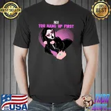 No you hang up first girl with telephone T-Shirt