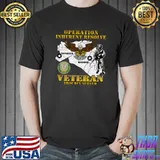 Operation Inherent Resolve Veteran Proudly Served Eagle Vintage T-Shirt