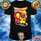 Pikachu deadpool Sonic America's drive in shirt