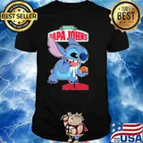 Pizza papa john's stitch eat shirt