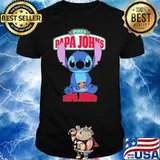 Pizza papa john's Stitch hug shirt