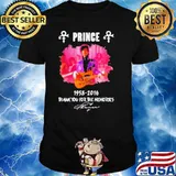 Prince 1958 – 2016 Thank You For The Memories signature shirt