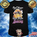 Real women love basketball smart women love the Lakers signatures shirt