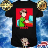 Red Graphic Ceebs Can’t Be Bothered computer shirt
