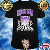 Sacramento kings Walking Abbey Road signatures shirt