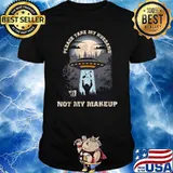 Sarcastic moon UFO quote please take my husband not my makeup T-Shirt