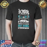 School Is Important But Skiing Is Importanter T-Shirt