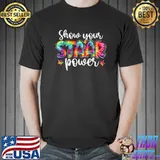 Show Your Staar Power Test Staar Day Mode On Tye Die Teacher T-Shirt