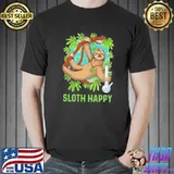 Sloth happy weed shirt