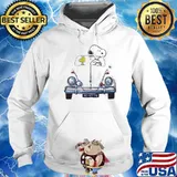 Snoopy and woodstock drive car s Hoodie