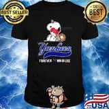 Snoopy Forever Win Or Lose Baseball New York Yankees shirt