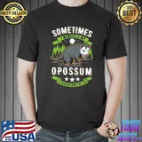 Sometimes Wonder If My Opossum Possum Thinking About Me Too Stars T-Shirt