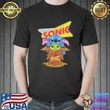 SONIC DRIVE-IN Stitch and Baby yoda shirt