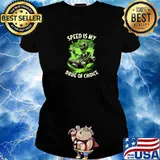 Speed is my drug of choice skull T-Shirt Ladies tee