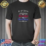 St. Louis Sports Fans Know We Wear Red And Bleed Blue T-Shirt
