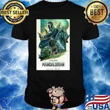 Star Wars The mandalorian poster now streaming Disney shirt