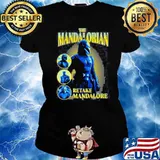 Star Wars The Mandalorian Retake Mandalore Girls T-Shirt Ladies tee