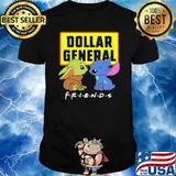 Stitch and Baby yoda Dollar general friends shirt