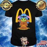 Stitch and baby yoda MCDONALD'S shirt