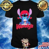 Stitch hug Wendy's girl shirt