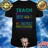 Teach mentor inspire praise nurture instruct encourage T-Shirt