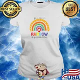 Teacher you are a rainbow of possibilities apple T-Shirt Ladies tee