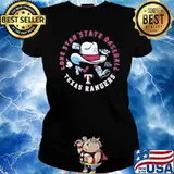 Texas Rangers Lone Star State Baseball sport Shirt Ladies tee