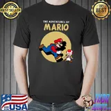 The adventures of plumber super mario bros play game T-Shirt