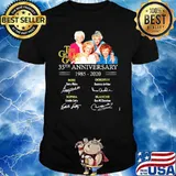 The Golden Girls 35th Birthday anniversary 1985-2020 signatures shirt