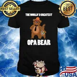 The World's Greatest Papa Bear Bear Autism T-Shirt
