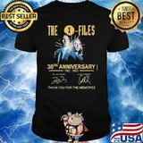 The X-files 30th anniversary 1992-2022 thank you for the memories signatures shirt