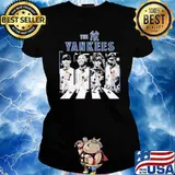 The Yankees Walking Abbey Road signatures s Ladies tee