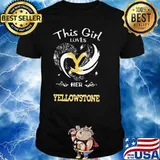 This girl loves her Yellowstone diamond shirt