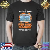 This Is My Fish Tank Cleaning Outfit Aquarium Aquarist Stars T-Shirt